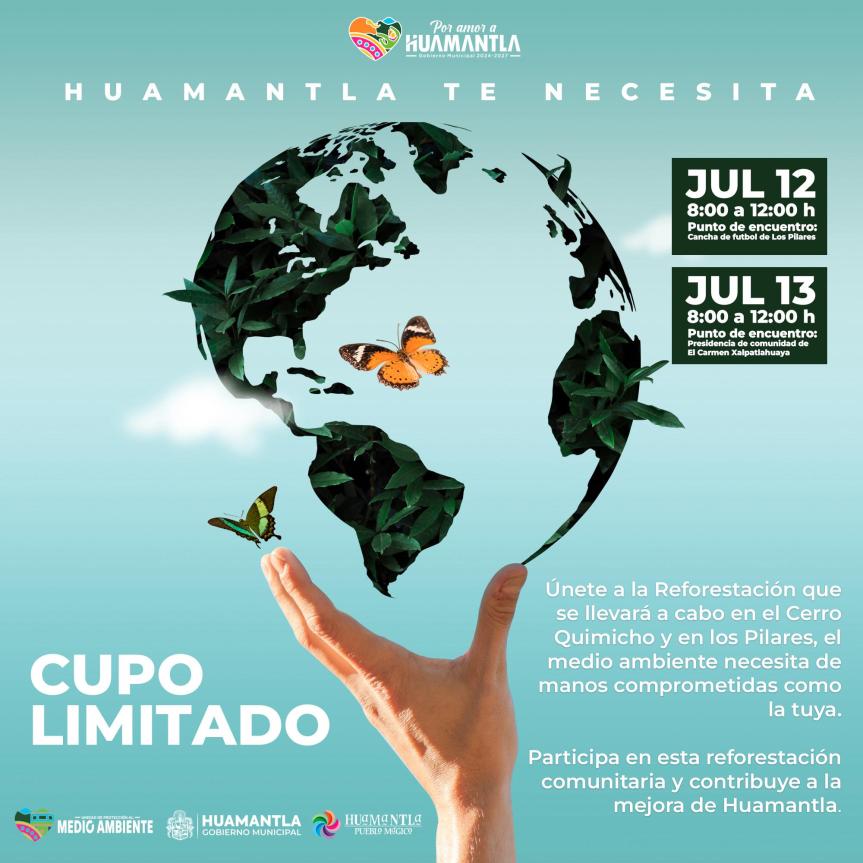 Convocan a jornada de reforestación en el Cerro Quimicho y Los&nbsp;Pilares