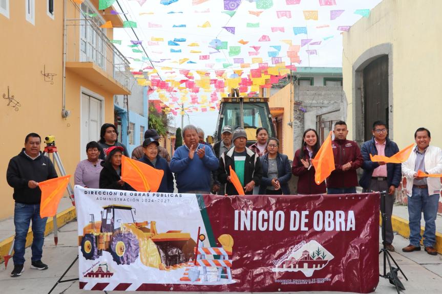 Arranca Gobierno de Ixtenco obras de pavimentación y drenaje sanitario en calle 6&nbsp;Sur