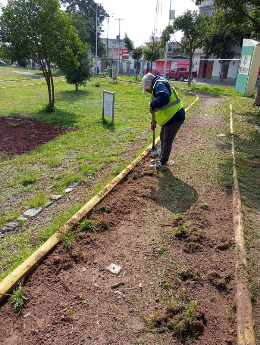 Continúan las labores de limpieza en el municipio: Huamantla se construye entre todas y&nbsp;todos