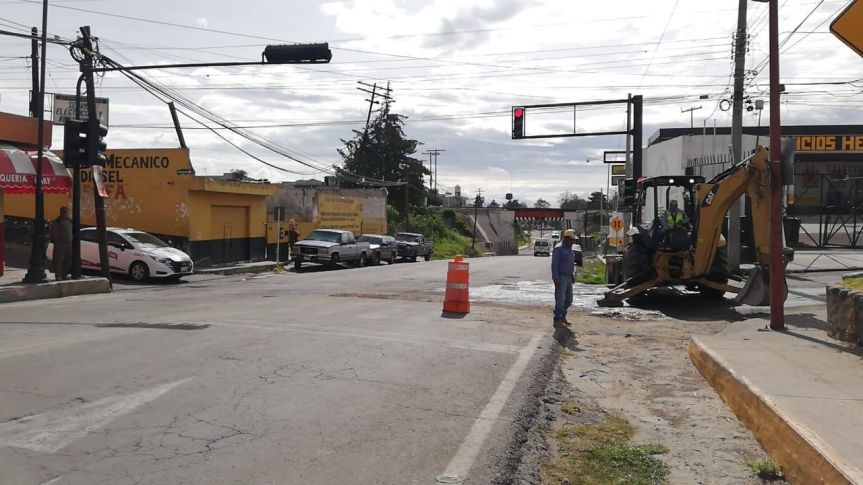 Cierre temporal de vialidad por trabajos de mejora en la red hidráulica en&nbsp;Huamantla