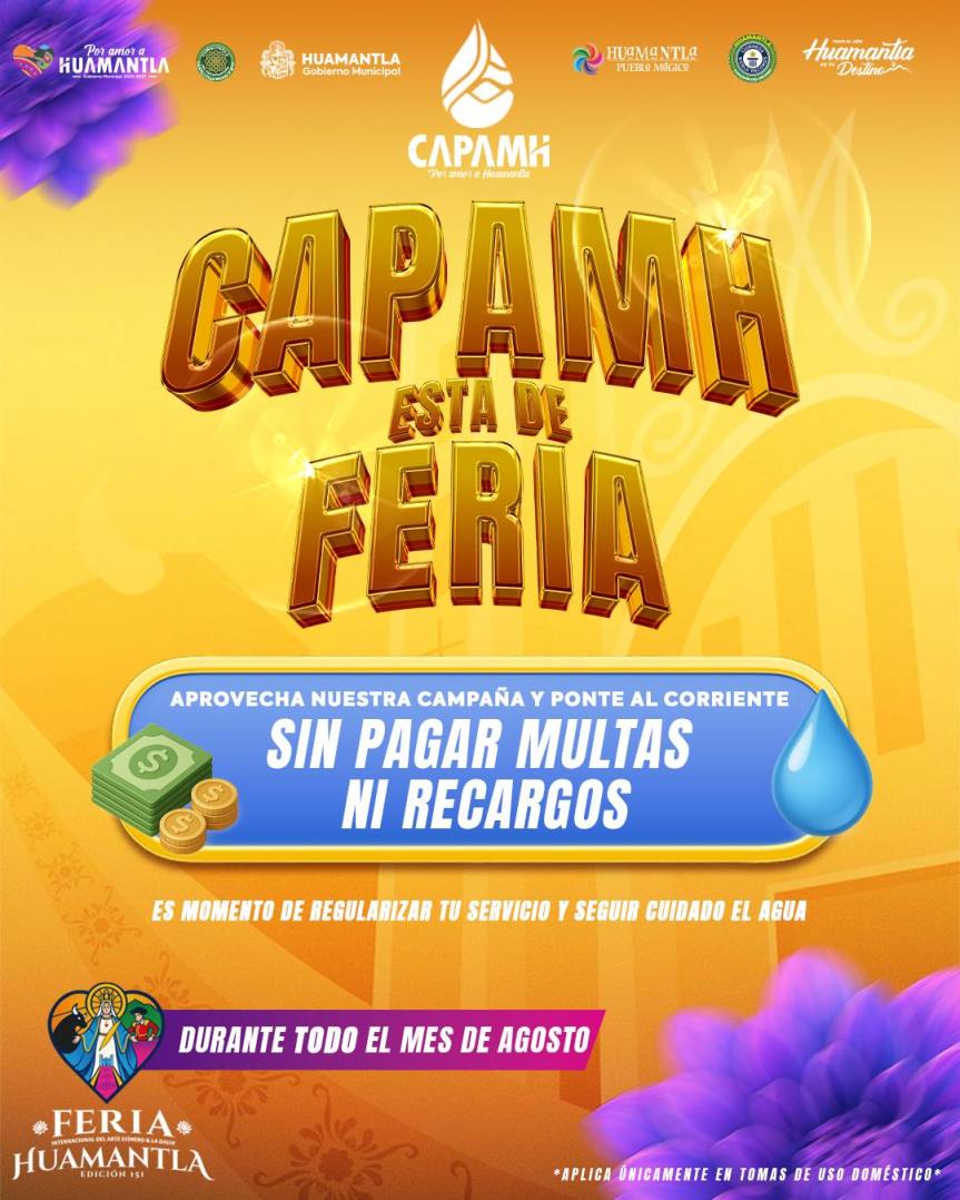 ¡Huamantla está de feria y en CAPAMH también lo&nbsp;celebramos