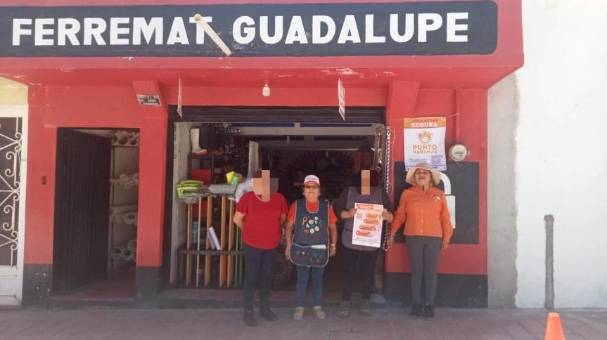 Ixtenco instala 10 Puntos Naranja para proteger y apoyar a mujeres en&nbsp;tránsito