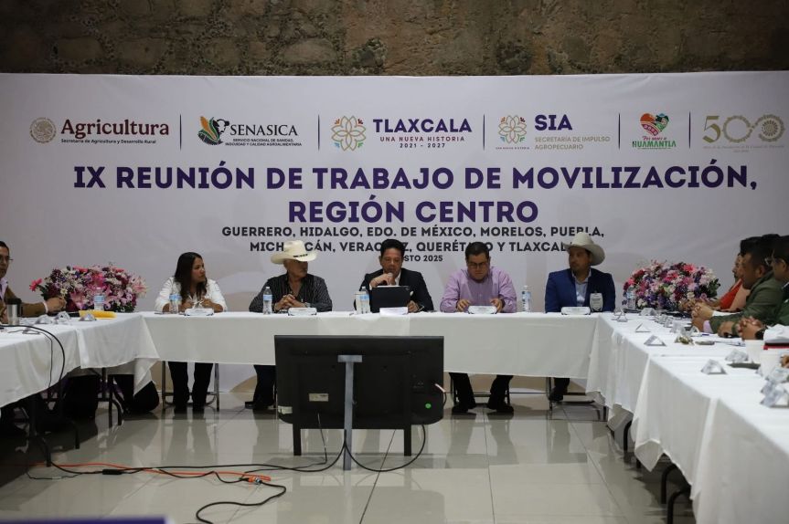 HUAMANTLA ES SEDE DE LA IX REUNIÓN DE TRABAJO DE MOVILIZACIÓN REGIÓN&nbsp;CENTRO