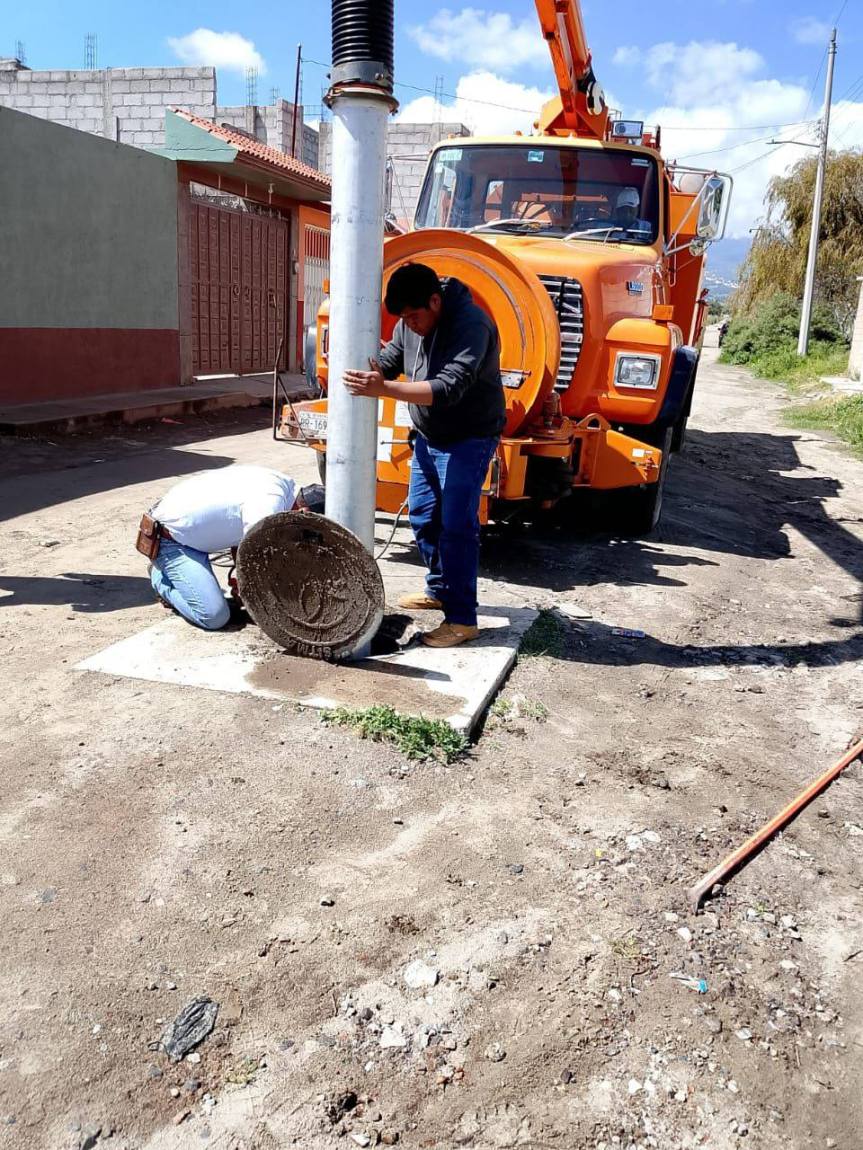 CAPAMH realiza labores de desazolve en Nuevo San Juan para mantener en óptimas condiciones el sistema de&nbsp;drenaje