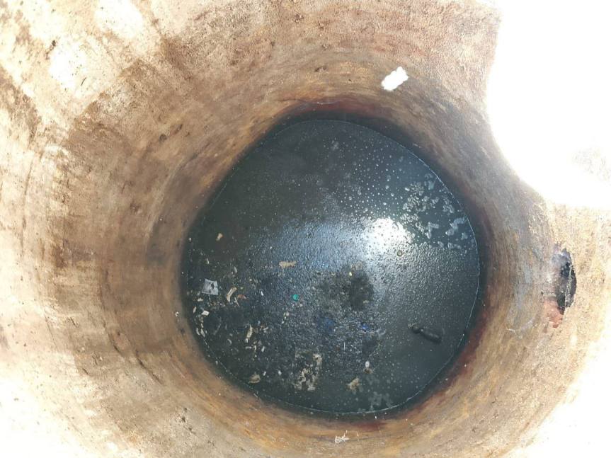 CAPAMH repara fuga de agua en el Barrio de San&nbsp;Lucas