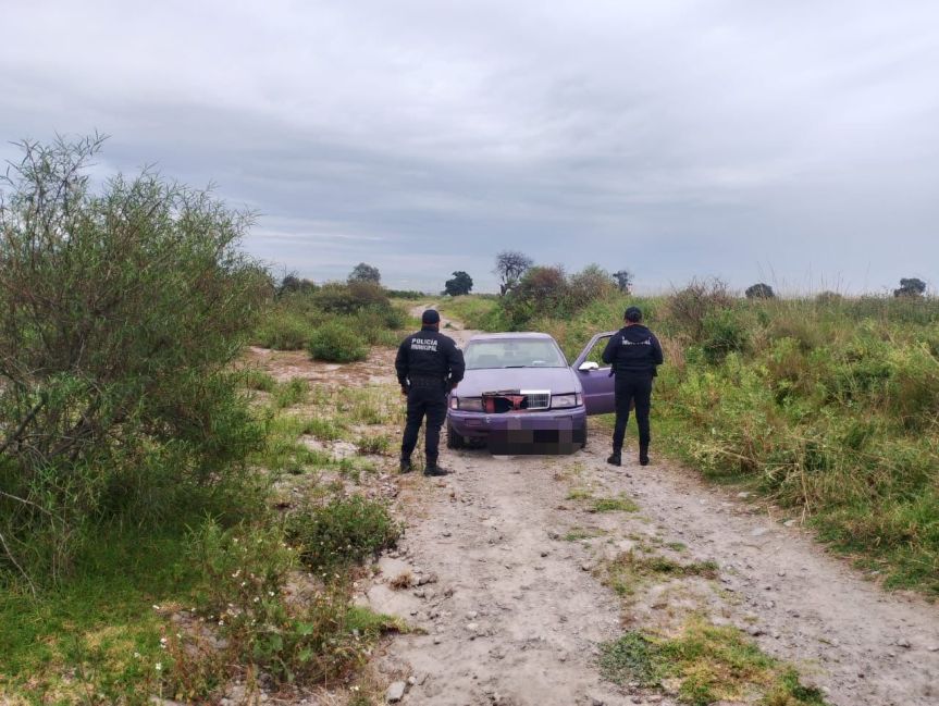 En minutos, Policía de Ixtenco recupera vehículo con reporte de&nbsp;robo