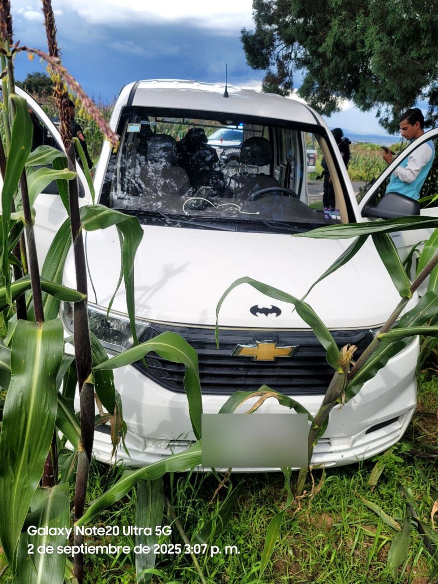 Elementos de Seguridad Pública de Huamantla recuperan vehículo tras reporte de&nbsp;robo