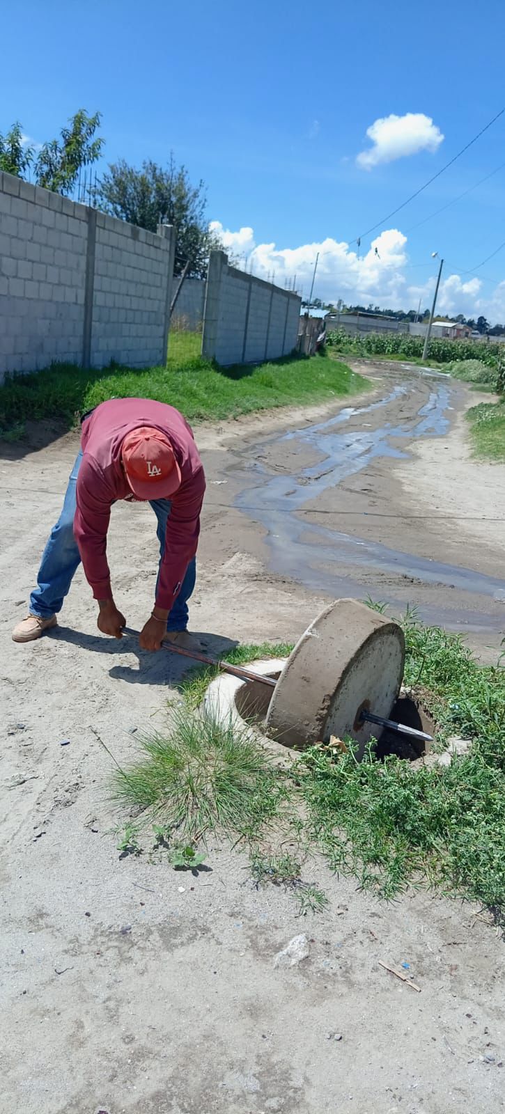 CAPAMH realiza acciones de mantenimiento en San José Xicohténcatl y en Avenida&nbsp;Hidalgo