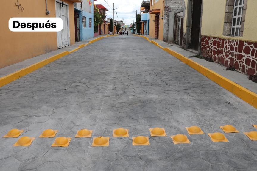 Vecinos de Ixtenco reciben con gratitud la entrega de obra en calle 6&nbsp;Sur