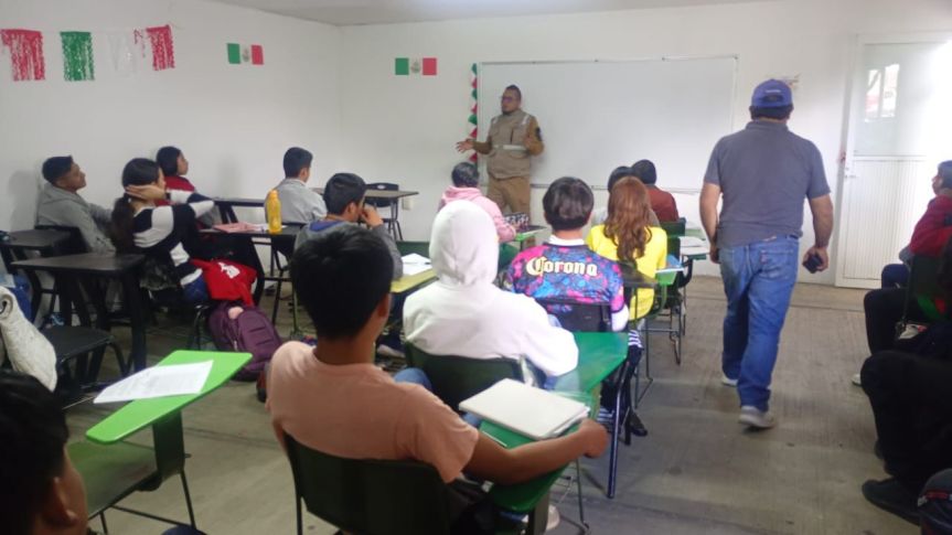 Capacita Protección Civil de Ixtenco a alumnos del CBTa-134 en prevención de sismos y terremotos, rumbo al Simulacro&nbsp;Nacional