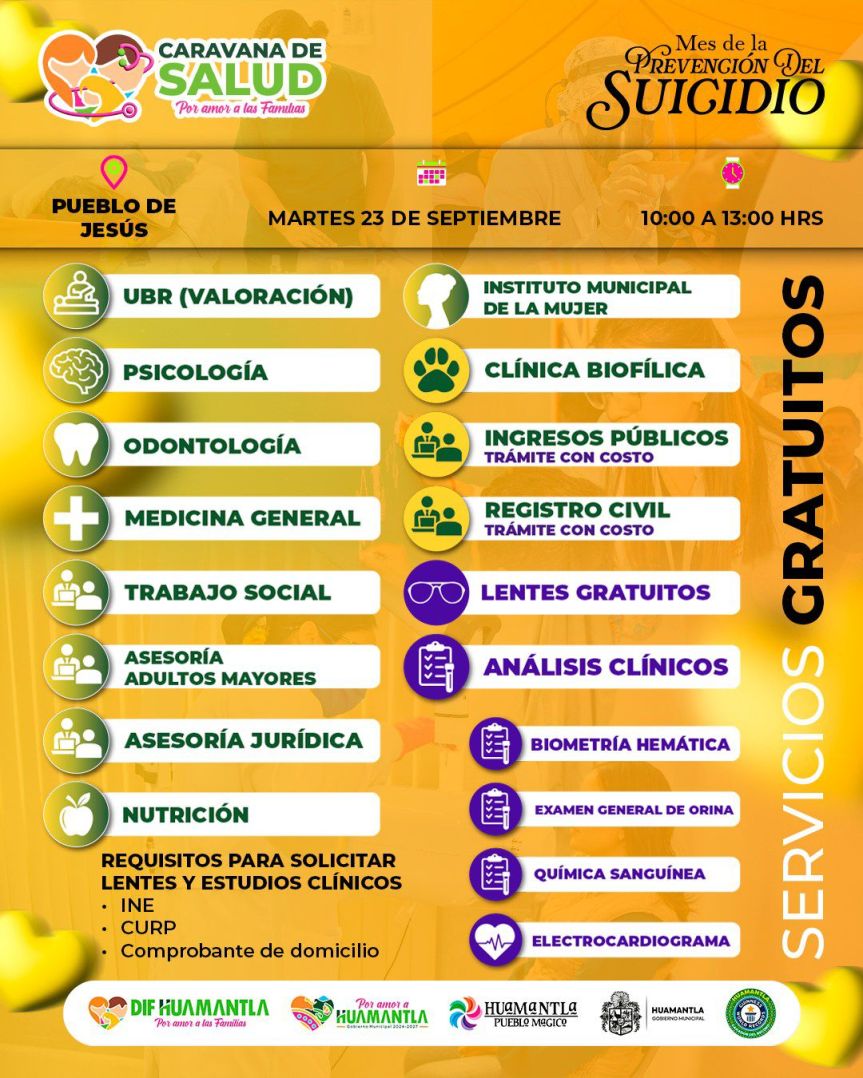 CARAVANA DE SALUD LLEGARÁ AL PUEBLO DE&nbsp;JESÚS