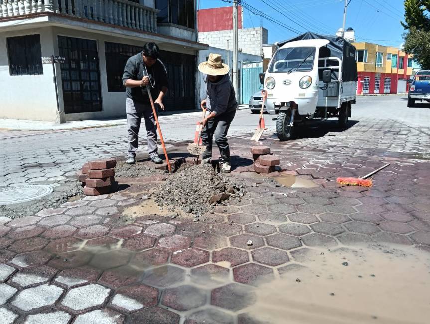 CAPAMH continúa con trabajos de reparación de fugas en&nbsp;Huamantla
