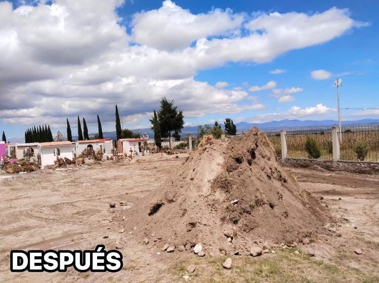 Inician labores de limpieza y rehabilitación en los panteones municipales de&nbsp;Ixtenco