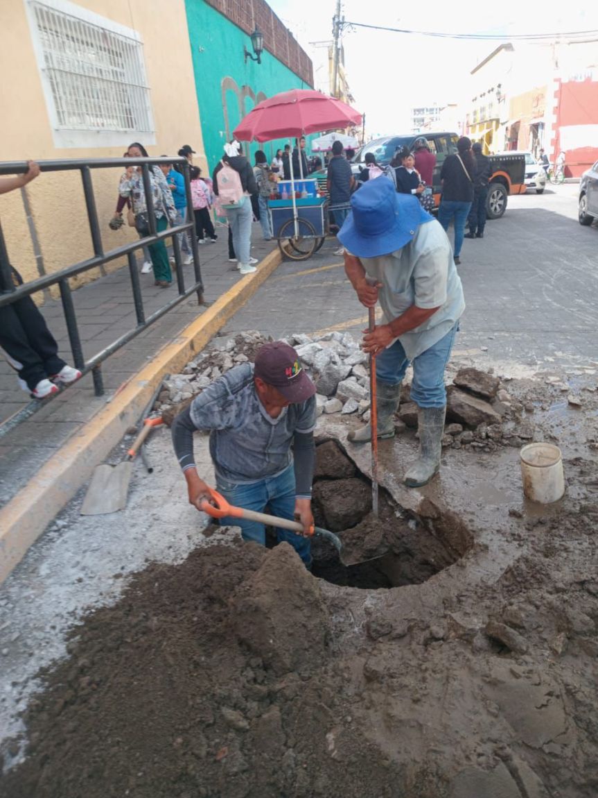 CAPAMH atiende reportes ciudadanos y mantiene trabajos de mantenimiento para garantizar el servicio de agua en&nbsp;Huamantla