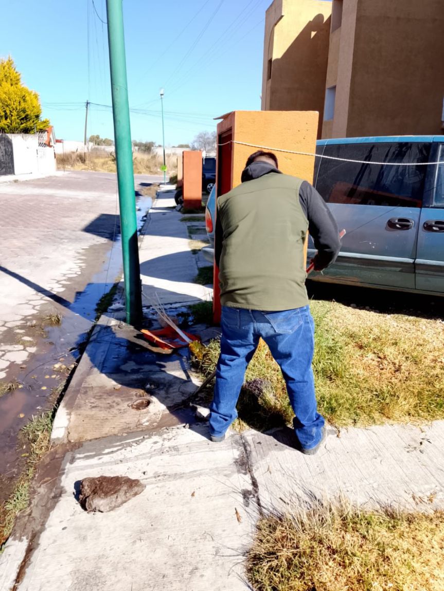 CAPAMH realiza acciones de mantenimiento para mejorar el servicio de agua en&nbsp;Huamantla