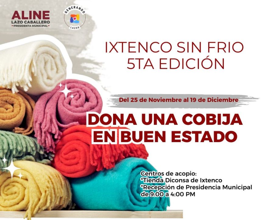 Arranca la 5ª edición de “Ixtenco Sin Frío”, campaña creada por Aline&nbsp;Lazo