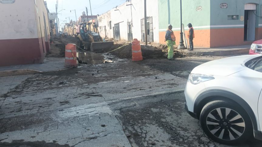 CAPAMH atiende reportes y refuerza el mantenimiento permanente de la red de agua en&nbsp;Huamantla