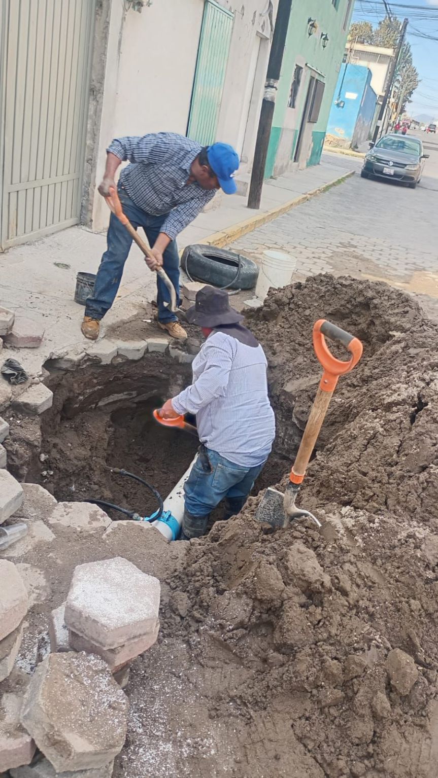 Avanza CAPAMH en trabajos de atención y mejora de la red de agua en&nbsp;Huamantla