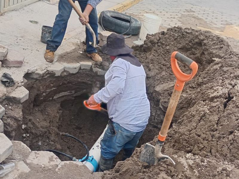 Avanza CAPAMH en trabajos de atención y mejora de la red de agua en&nbsp;Huamantla