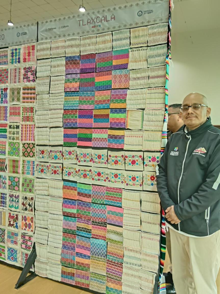 El pepenado de Ixtenco se posiciona en el Récord Guinness de la mayor exposición de bordados del&nbsp;mundo