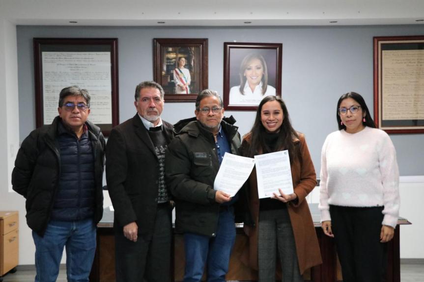 Ixtenco fortalece la capacitación para el trabajo con firma de convenio con&nbsp;CECATI