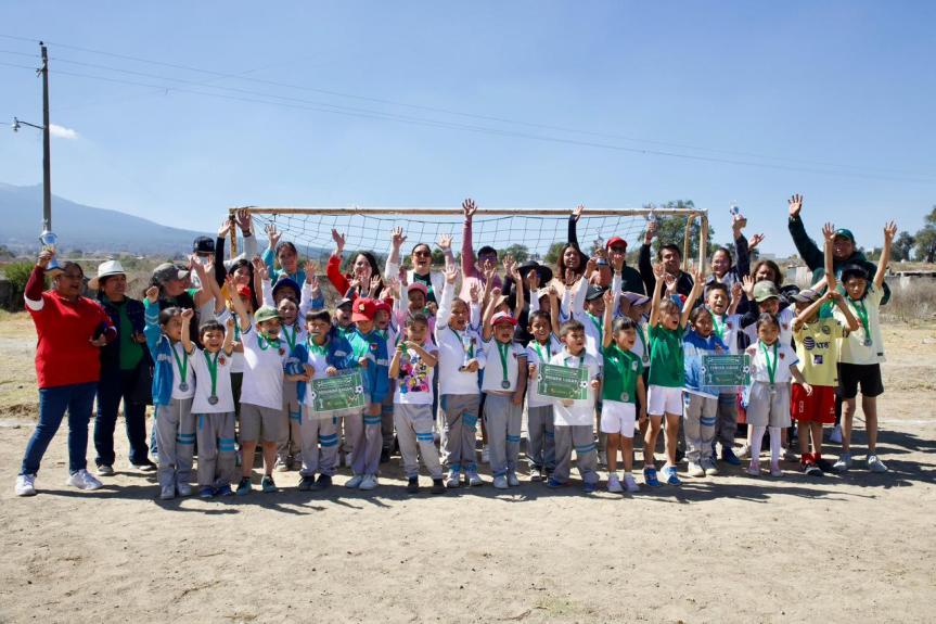 NIÑEZ HUAMANTLECA VIVE CON PASIÓN EL FÚTBOL EN EL MUNDIALITO&nbsp;2026