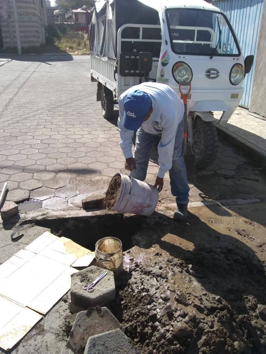 CAPAMH refuerza acciones de supervisión, reparación y suministro de agua en el&nbsp;municipio
