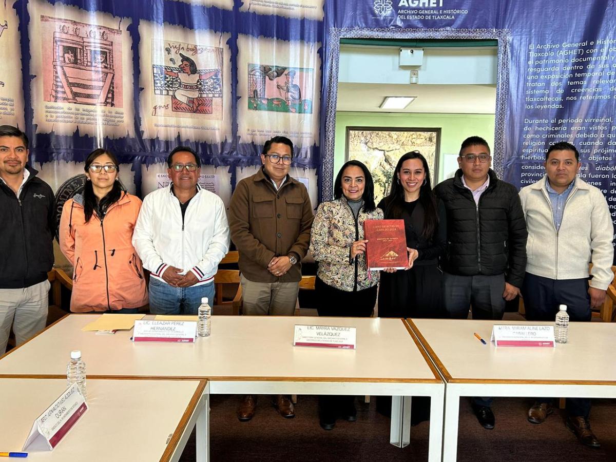 Ixtenco se posiciona entre los primeros municipios en cumplir con la entrega de Actas de Cabildo ante el Archivo Histórico del Estado de&nbsp;Tlaxcala