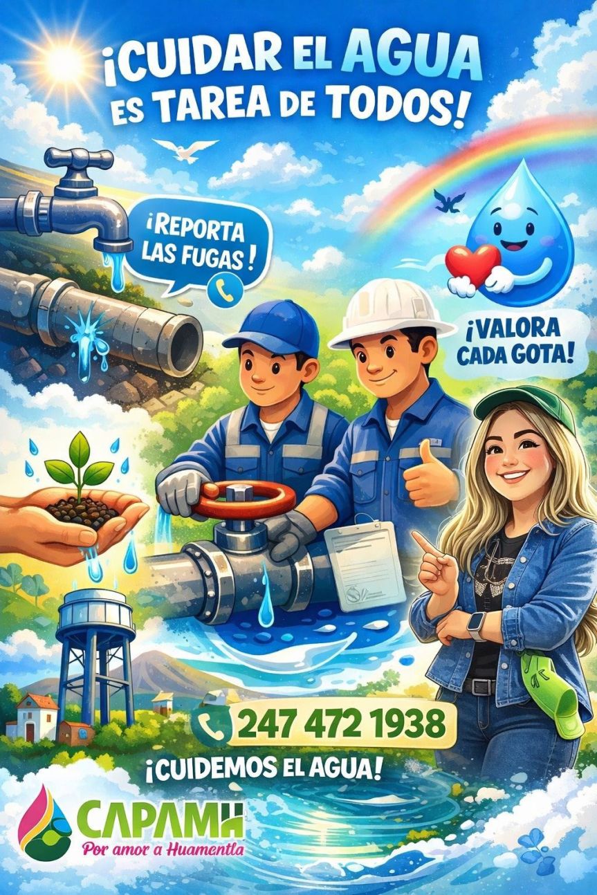 LAMA CAPAMH A FORTALECER LA CULTURA DEL CUIDADO DEL AGUA EN&nbsp;HUAMANTLA