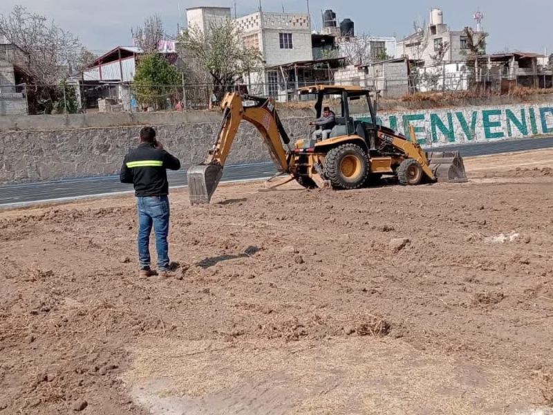 HUAMANTLA FORTALECE SU INFRAESTRUCTURA DEPORTIVA CON LA CONSTRUCCIÓN DE NUEVAS CANCHAS EN LA UNIDAD&nbsp;DEPORTIVA