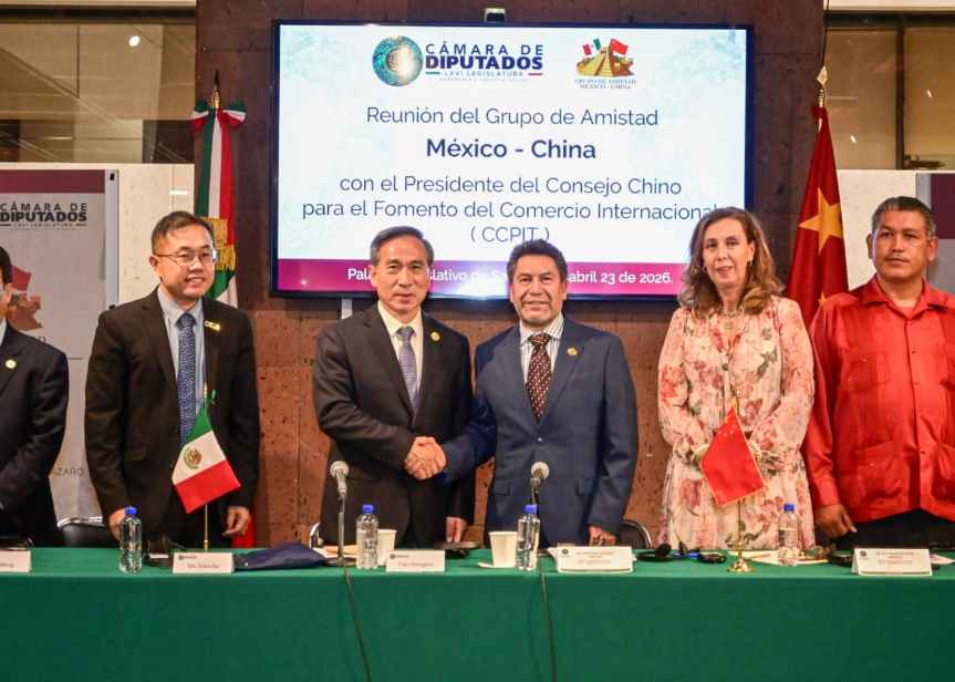 reside Ray Vázquez Conchas reunión del Grupo de Amistad México -China con el Consejo Chino para el Fomento del Comercio&nbsp;Internacional