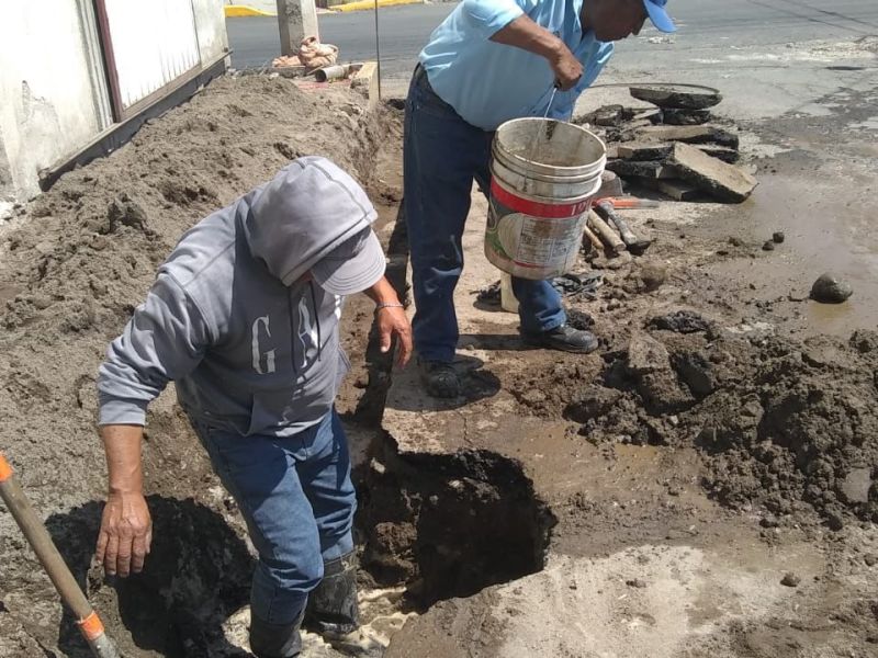 CAPAMH ATIENDE INCIDENCIAS EN DRENAJE Y RED DE AGUA EN DISTINTOS PUNTOS DE&nbsp;HUAMANTLA