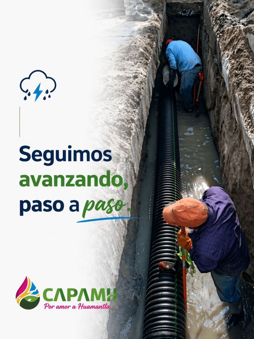 CAPAMH mantiene labores permanentes para mejorar el servicio en&nbsp;Huamantla