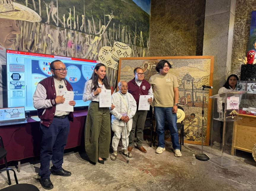 Presentan en Ixtenco la plataforma digital “ẓetzǫ̂hǫ̂” para el aprendizaje de la lengua&nbsp;Yuhmu