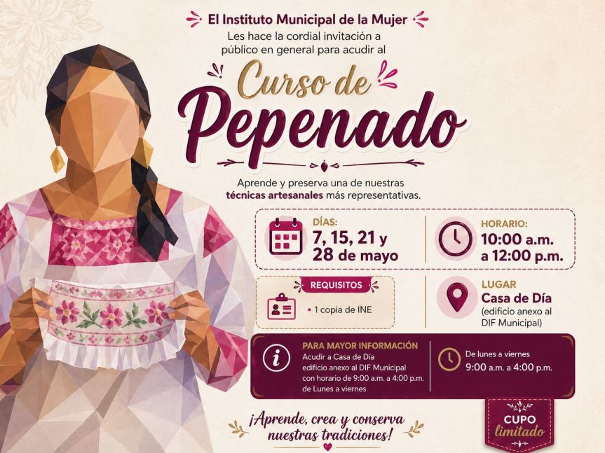 Invita Instituto Municipal de la Mujer a curso gratuito de pepenado para preservar técnicas&nbsp;artesanales