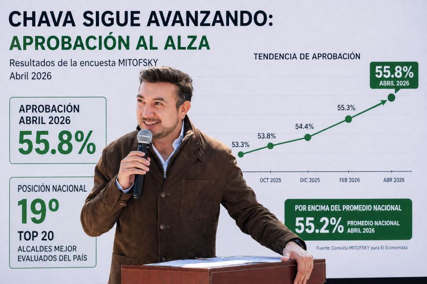 CHAVA SANTOS SE COLOCA ENTRE LOS 20 ALCALDES MEJOR EVALUADOS DEL&nbsp;PAÍS