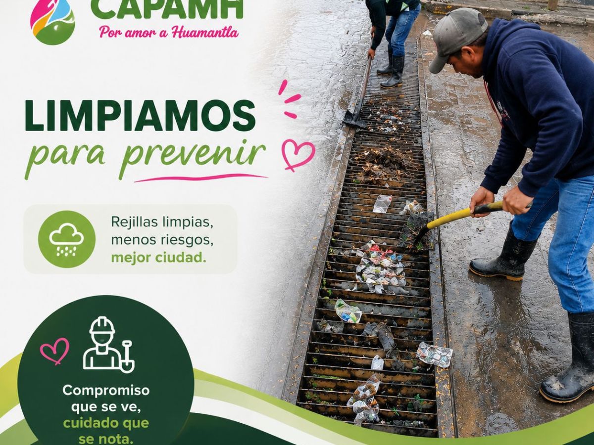 🌧️Prevenir también es trabajar por Huamantla:CAPAMH