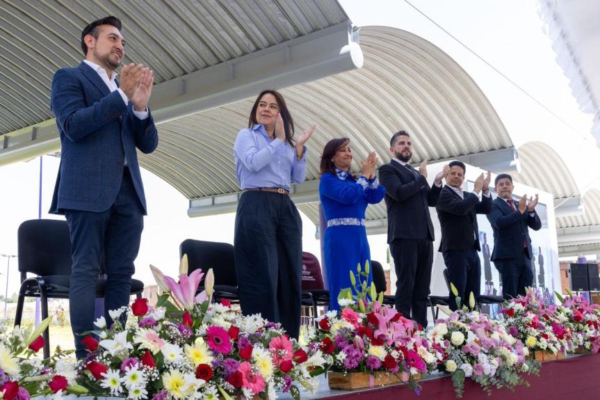 HISTÓRICA TRANSFORMACIÓN PARA HUAMANTLA: SALVADOR SANTOS CEDILLO Y LA GOBERNADORA LORENA CUÉLLAR INAUGURAN LA “CIUDAD DEL&nbsp;ABASTECIMIENTO”