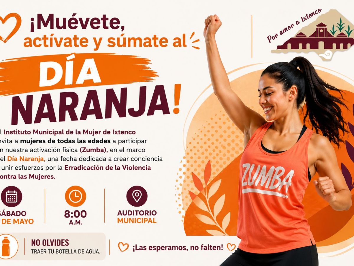 IMPULSA IMM IXTENCO ACTIVACIÓN FÍSICA POR EL DÍA&nbsp;NARANJA