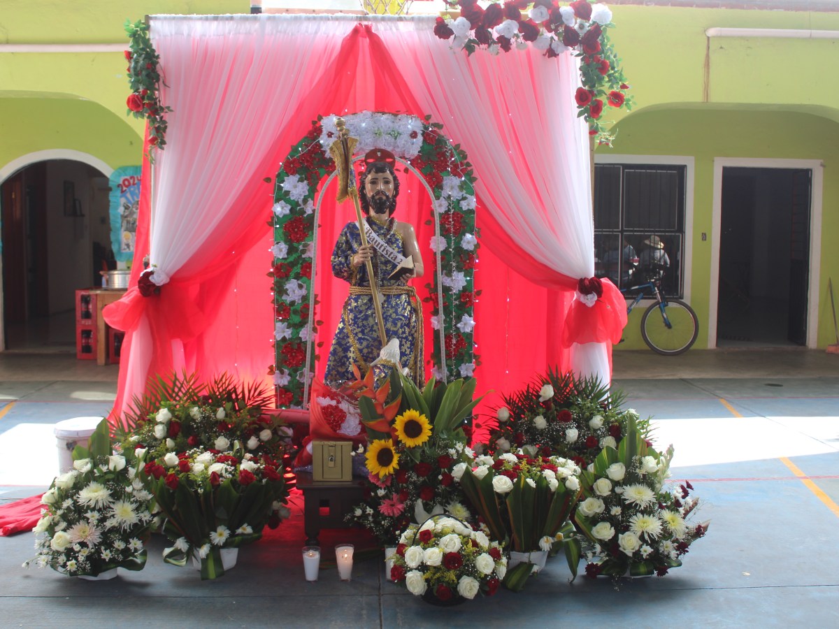 Celebran festividad en honor a San Juan Bautista habitantes del Barrio de Zaragoza,&nbsp;Totolac.