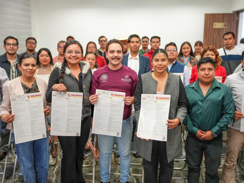 Hoy concluye el registro para participar en el XV Parlamento Juvenil: Emilio De la&nbsp;Peña