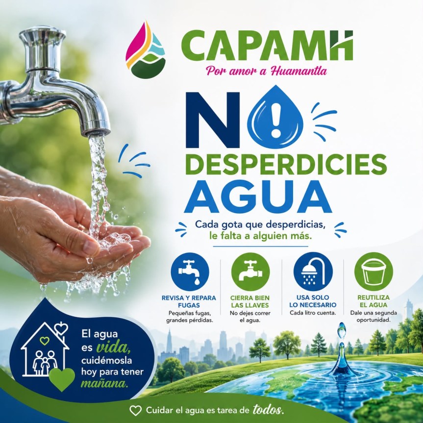💧 Cuidemos el agua entre&nbsp;todos