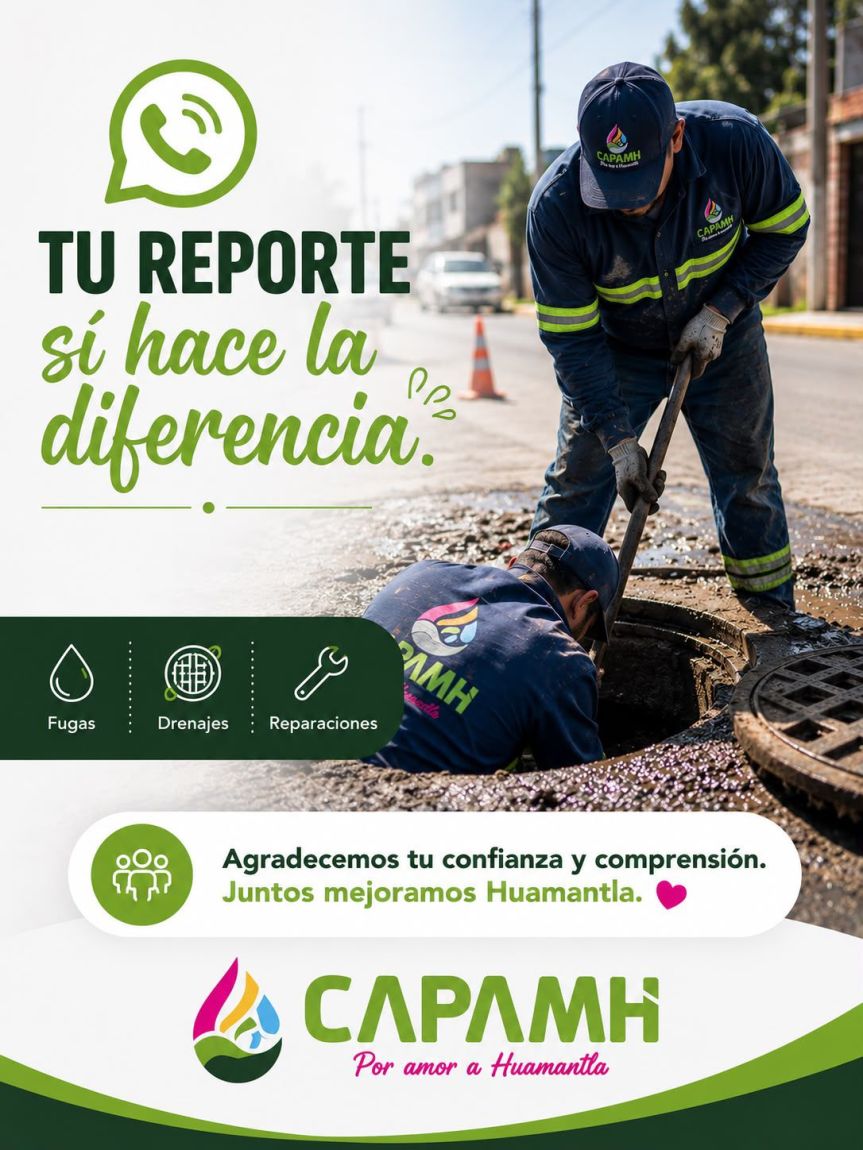 Cada reporte que recibimos representa una necesidad de la ciudadanía y es atendido con responsabilidad por el equipo:&nbsp;CAPAMH