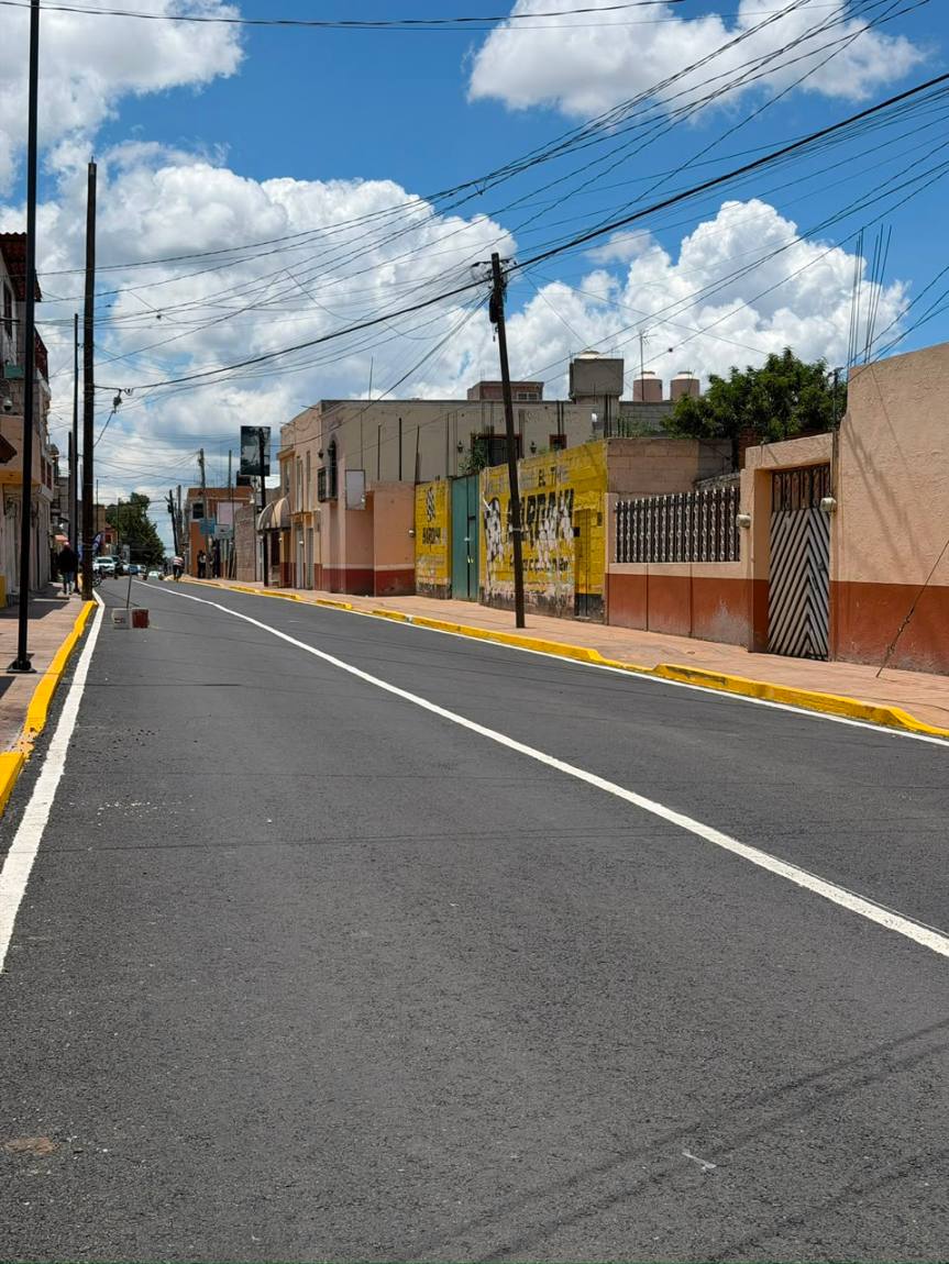 Chava Santos impulsa la transformación de Huamantla con más obra pública; avanza la rehabilitación de la calle Roberto&nbsp;Covarrubias