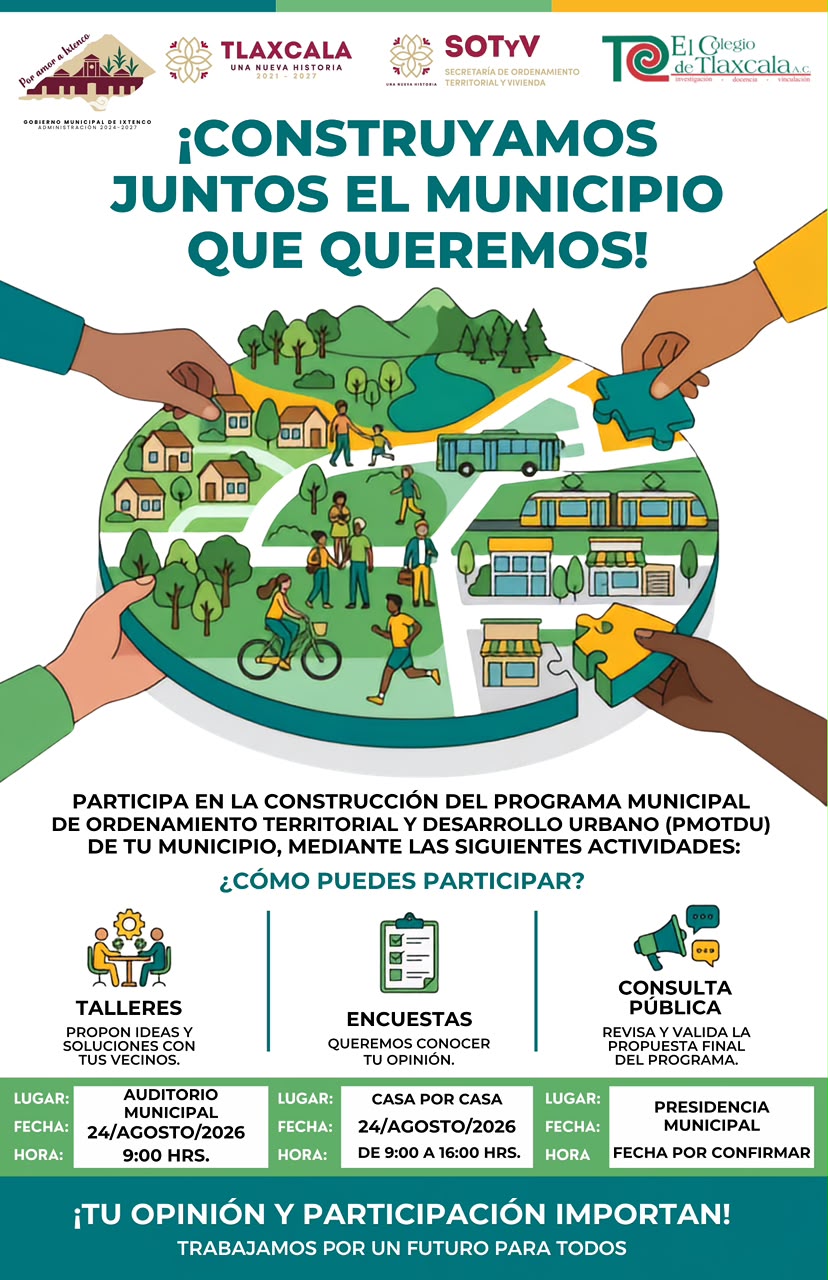 GOBIERNO DE IXTENCO CONSTRUYE UN FUTURO CON ORDEN, VISIÓN Y&nbsp;PARTICIPACIÓN