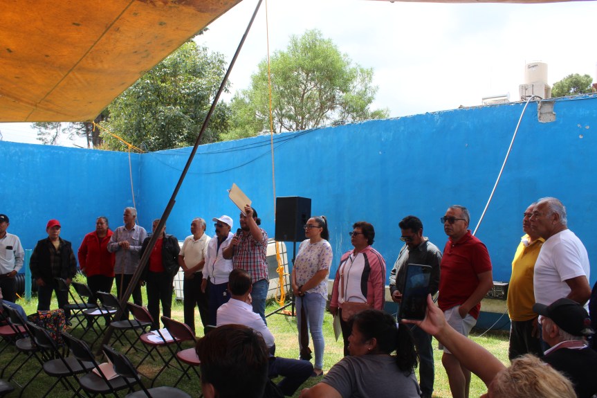 Piden ciudadanos de Ocotlán que el Ayuntamiento de Tlaxcala entregue nuevo pozo a&nbsp;CAPAO
