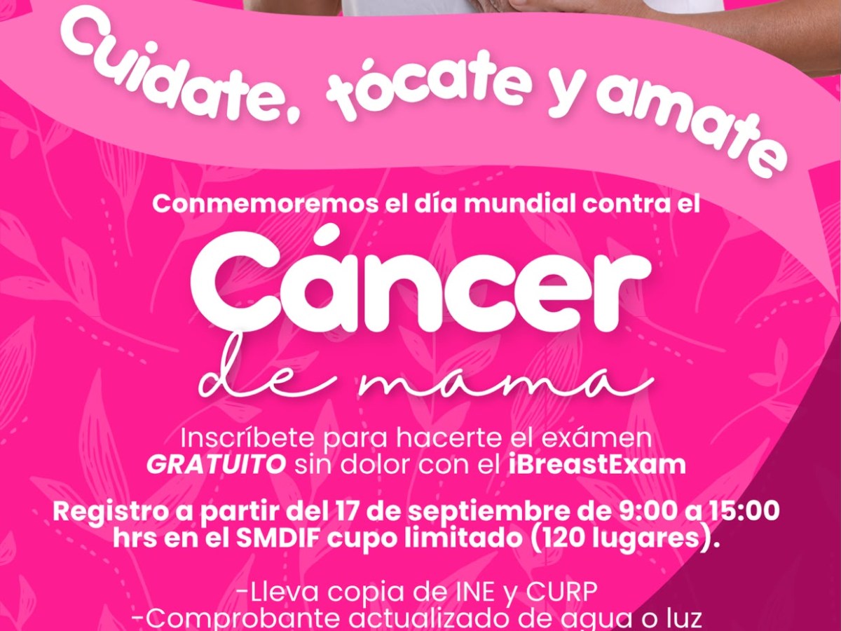 SMDIF IXTENCO FORTALECE LA PREVENCIÓN DEL CÁNCER DE MAMA CON ESTUDIOS&nbsp;GRATUITOS