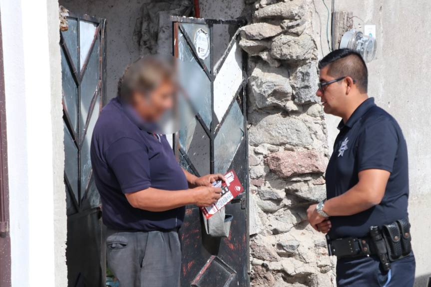 SEGURIDAD PÚBLICA DE IXTENCO FORTALECE LA PREVENCIÓN CASA POR&nbsp;CASA