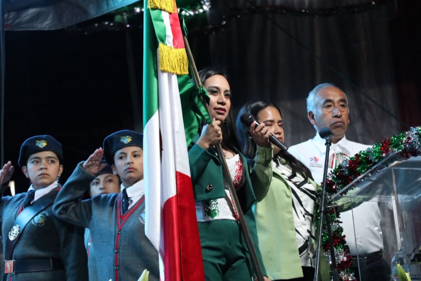 ALINE LAZO ENCABEZA EL GRITO DE INDEPENDENCIA EN&nbsp;IXTENCO