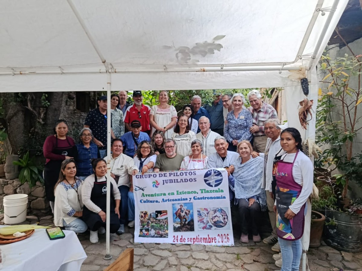 IXTENCO FORTALECE SU PROMOCIÓN TURÍSTICA CON VISITA DE GRUPO DE PILOTOS&nbsp;JUBILADOS
